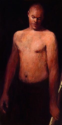 Ange, Peinture à l’huile sur toile, 2011, 120 x 60 cm, Option