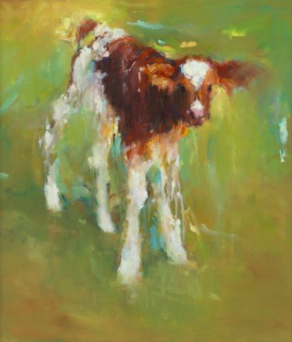 Kalb, Ol auf Leinwand, 2012, 46 x 40 cm, Option