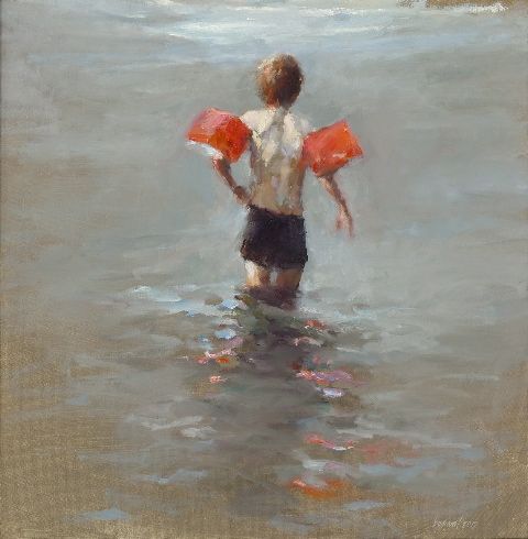 Mit flǔgeln, ol auf Leinwand, 2012, 50 x 50 cm, € 3.900,-