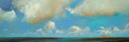 The dyke, Oil / canvas, 2007, 60 x 180 cm, Sold