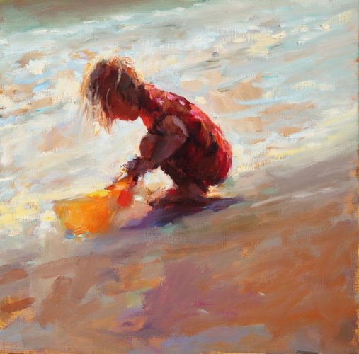 Meisje aan zee II