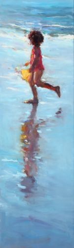 Yellow bucket, oil / canvas, 2010, 100 x 30 cm, Sold