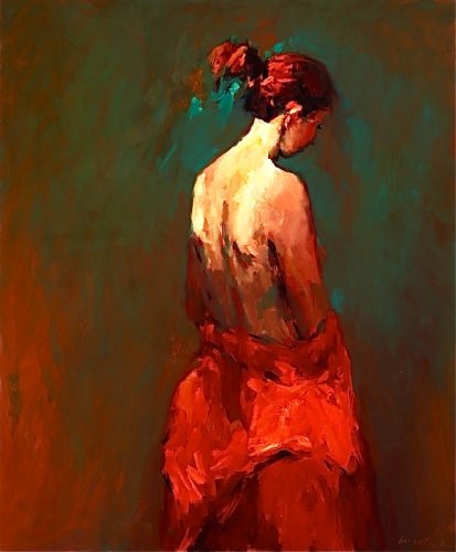 Model in rood
