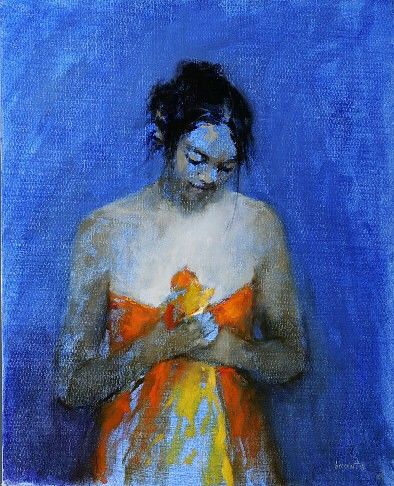 Devotion, Oil / canvas, 2004, 50 x 40 cm, Sold