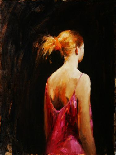 Modèle, Peinture à l’huile sur toile, 2004, 80 x 60 cm, Vendu