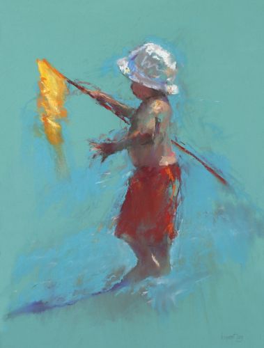 Sungirls, giclee on canvas, 2014, € 295,-