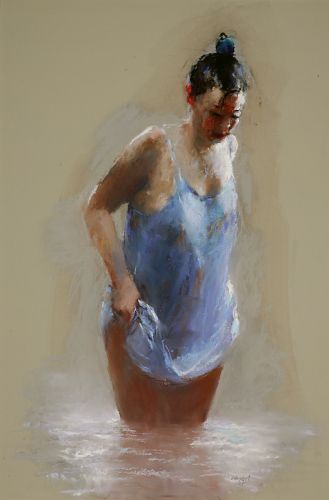 Barbotage, Pastel, 2005, 103 x 65 cm, Vendu