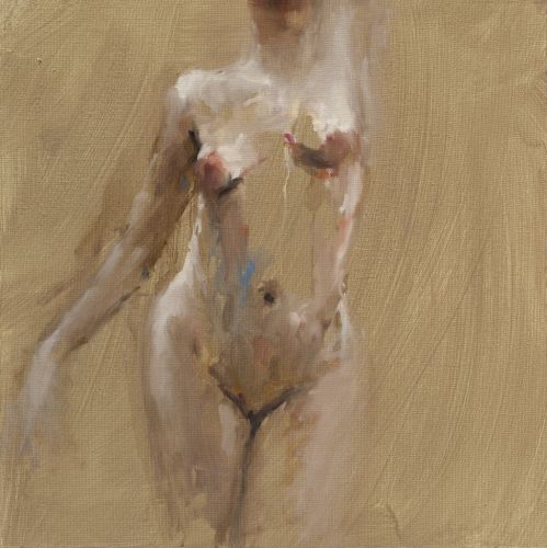 Torso, olieverf/linnen, 2013, 50 x 45 cm, € 3.250,-