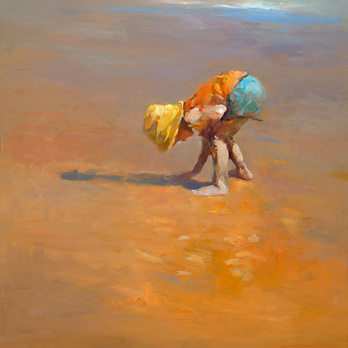 Golddigger, oil / canvas, 2014, 100 x 100 cm, Sold