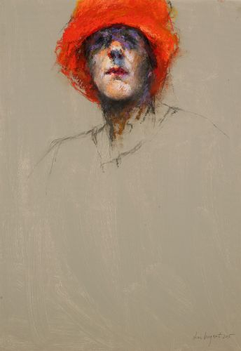 Zelfportret, Pastel, 2005, 70 x 50 cm, Verkocht