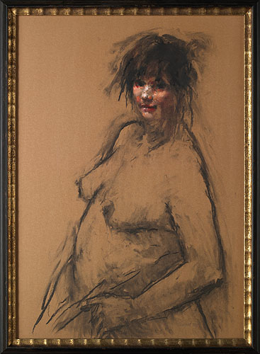 Spiegel, Pastell, 2016, 106 x 98 cm, € 3.250,-