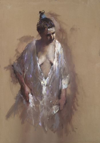 Model, pastel, 2019, 100 x 70 cm, € 3.500,-