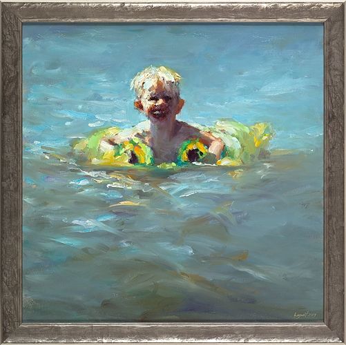 Petit Pecheur, Huile, 2019, 60 x 60 cm, € 2.750,-