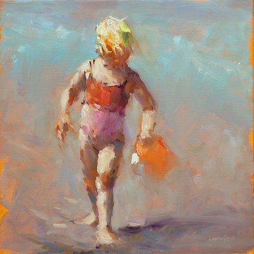 A windy day, olieverf / linnen, 2021, 40 x 40 cm, Option