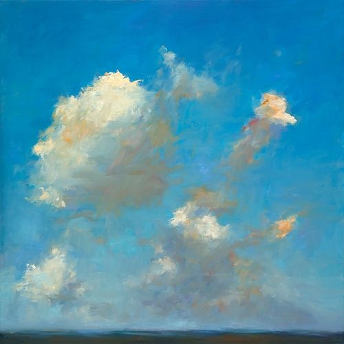 Sky & Sea, oil on canvas, 2022, 120 x 20 cm, € 7.500,-