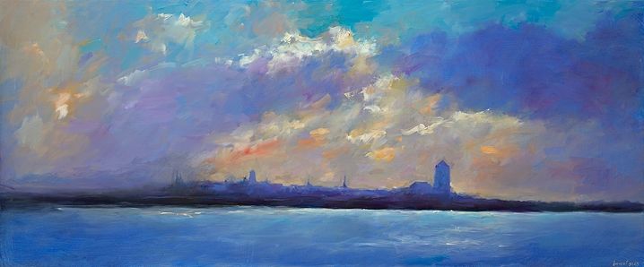 Zierikzee, oil / canvas, 2022, 30 x 30 cm, € 8.500,-