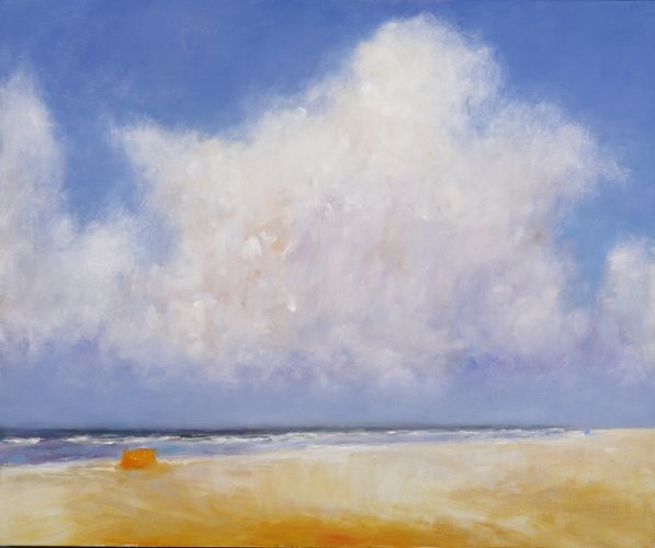 Geel windscherm