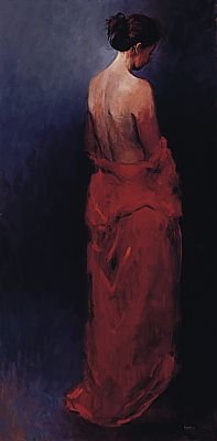 Model in rood V