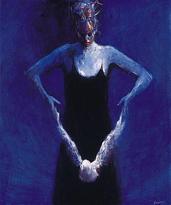 Vliegen, Olieverf / doek, 1999, 120 x 100 cm, Verkocht