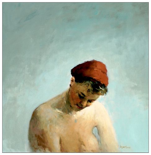 Roodkapje, Olieverf / doek, 2002, 50 x 50 cm, Verkocht